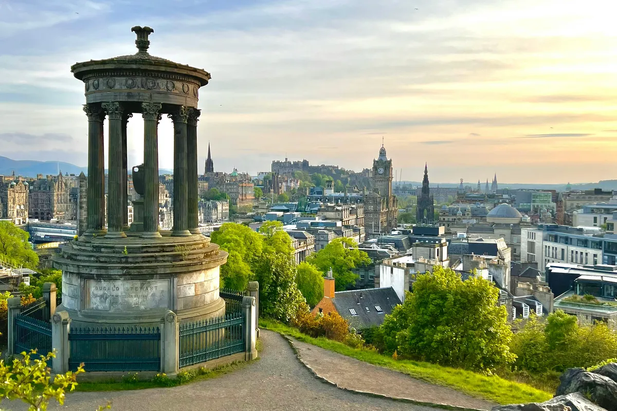 Edinburgh skyline from the National Museum of Scotland