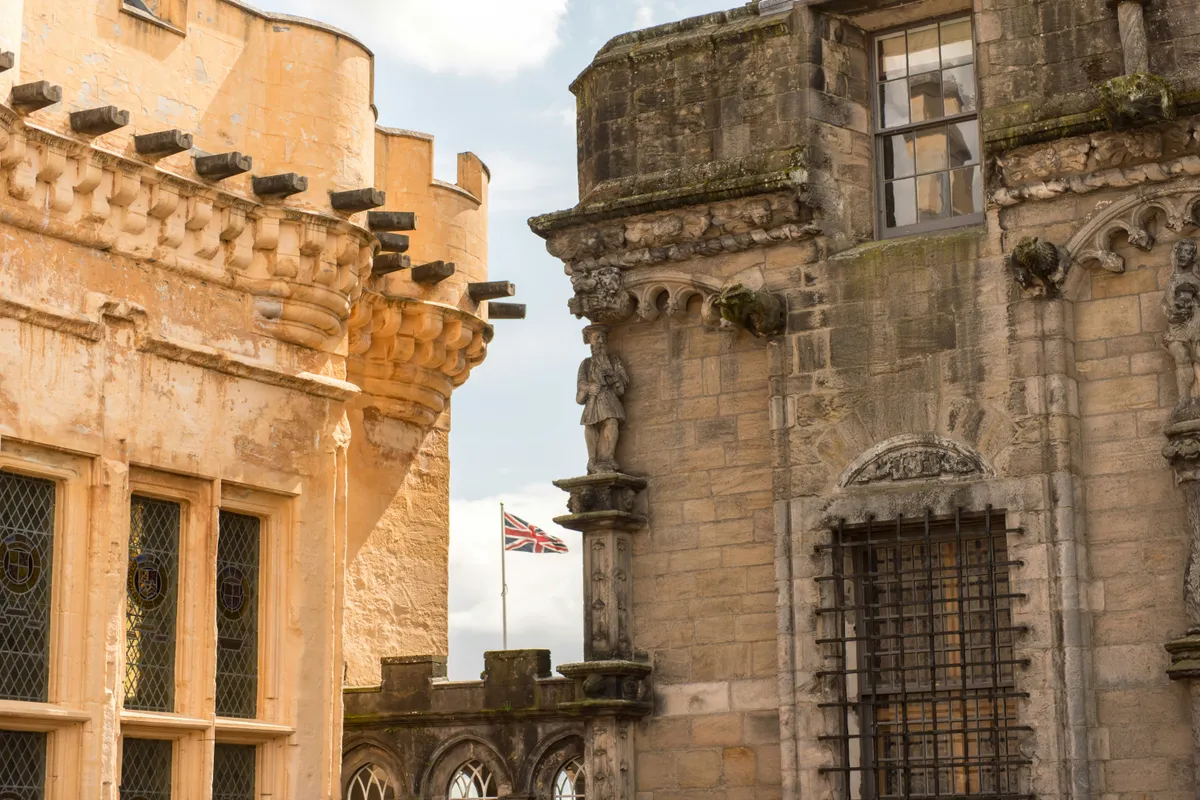 Stirling Castle on Castle Hill above the town